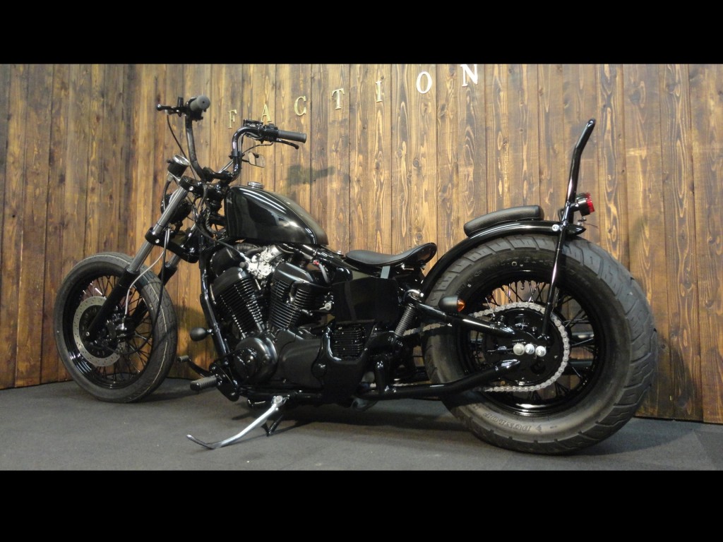 No.223】HONDA STEED400／ﾌﾞﾗｯｸﾁｮｯﾊﾟｰ 