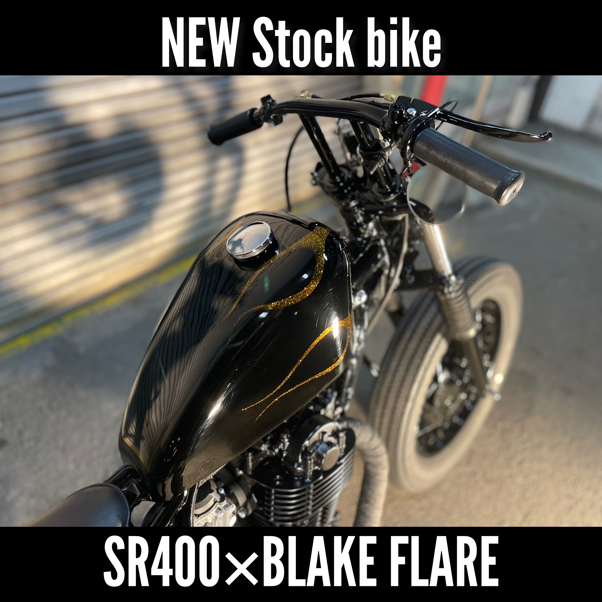 ☆NEW Stock BIKE☆SR400×BLAKE FLARE
