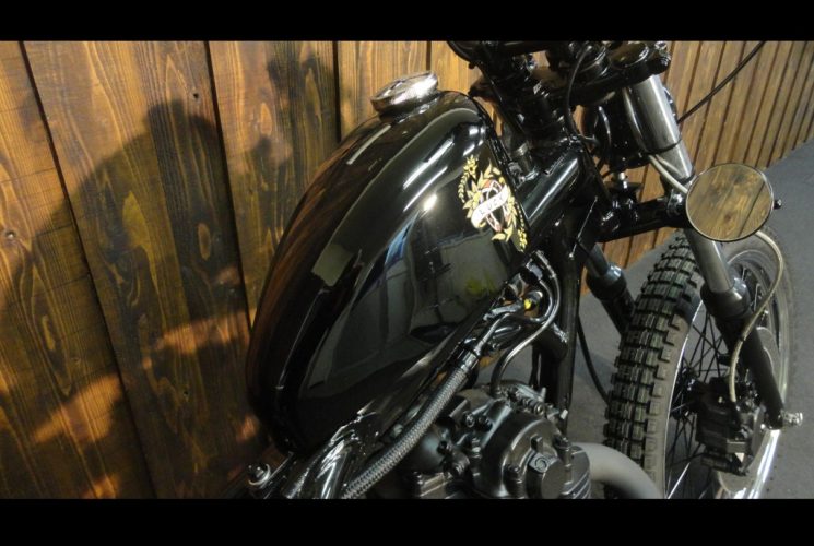 No.213】SR400/ブラックチョッパー